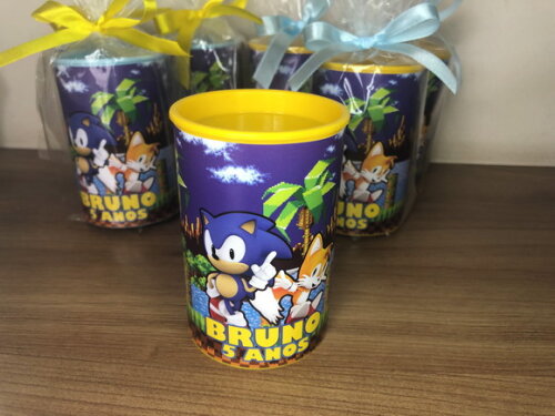 Cofrinho Plástico Embalado Sonic Mod.1