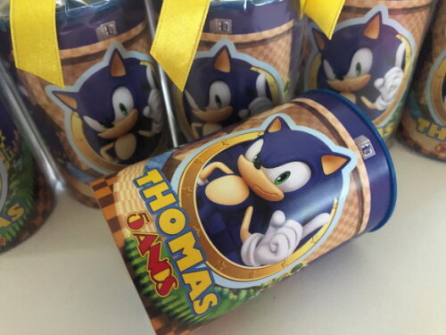 Cofrinho Plástico Embalado Sonic Mod.2
