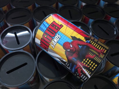 Cofrinho Plástico Homem Aranha Spiderman