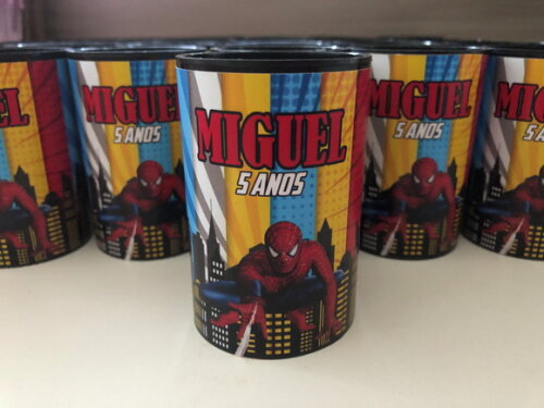 Cofrinho Plástico Homem Aranha Spiderman