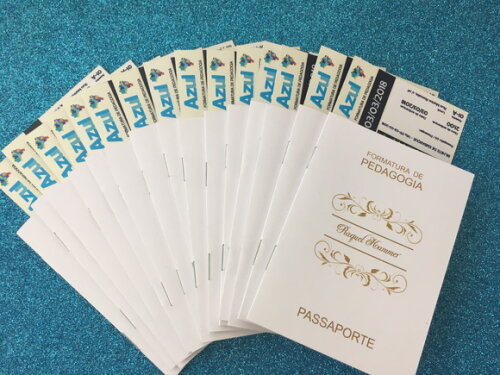 Convite Passaporte - Formatura