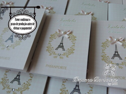 Convite Passaporte - Paris