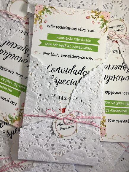 Convite Wedding Luxo