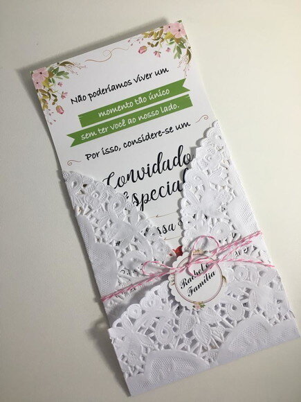 Convite Wedding Luxo