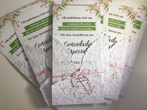 Convite Wedding Luxo