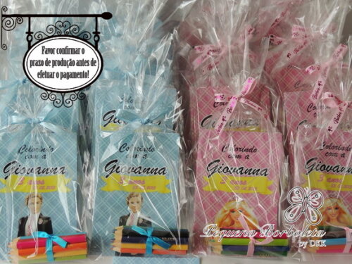 Kit brincadeira Barbie Escola de Princesas