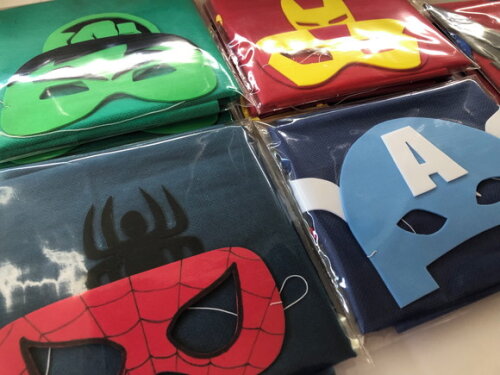Kit Máscara Eva + Capa Vingadores