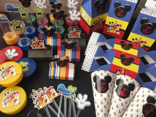 Kit Festa Mickey e amigos 80 Peças