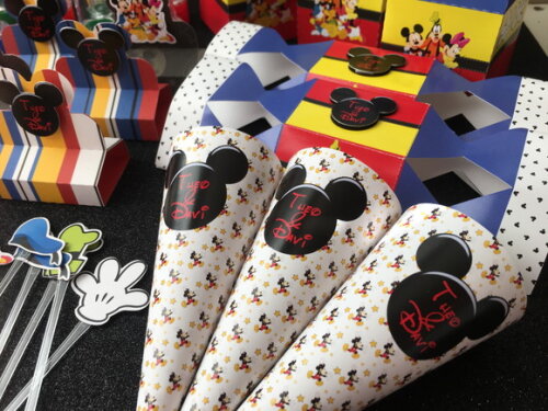 Kit Festa Mickey e amigos 80 Peças