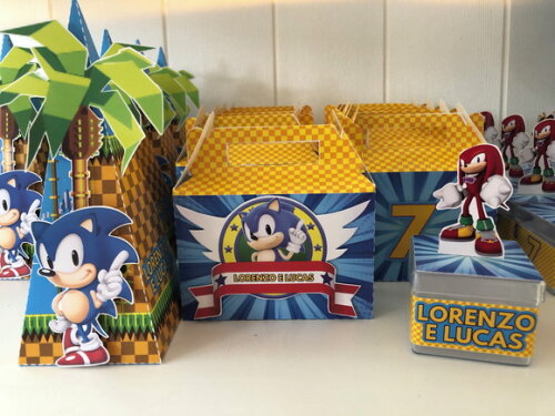 Kit Festa Sonic 30 Peças
