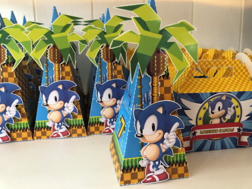 Kit Festa Sonic 30 Peças