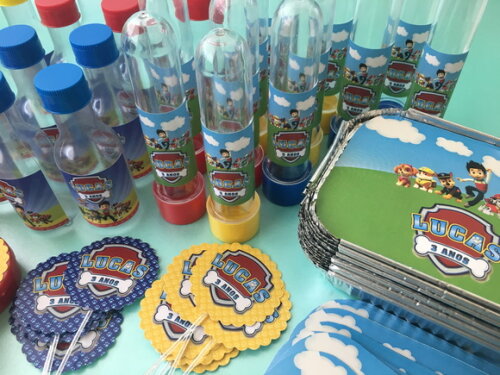Kit Festa Patrulha Canina 60 Peças
