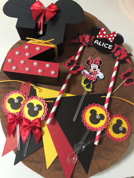 Kit Festa Minnie Vermelha