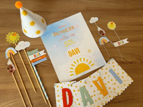 Kit Festa Primeira Volta ao Sol