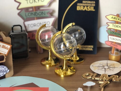 Kit Festa Volta ao Mundo Viagem
