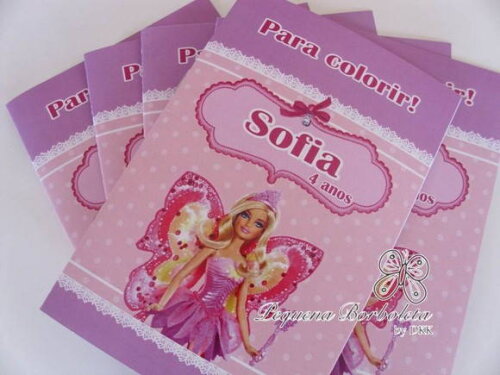 Livrinho Colorir Barbie Butterfly