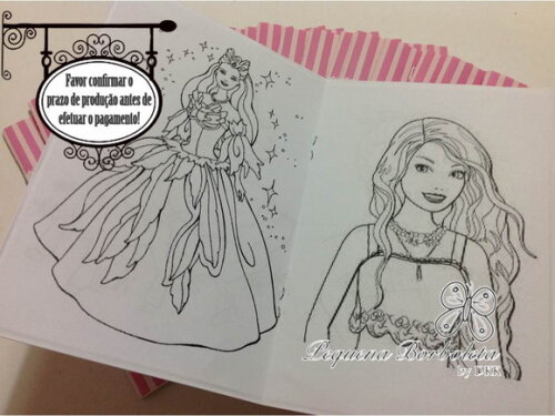Livrinho Colorir Barbie