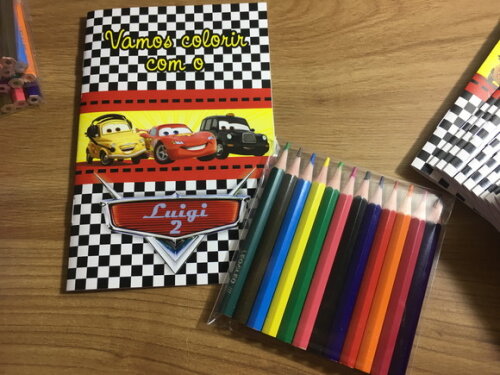 Livrinho Colorir Carros c/lápis mini