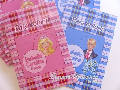 Livrinho Colorir Barbie EscoladePrincesa