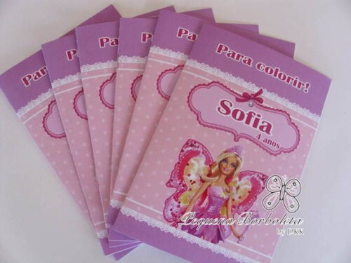 Livrinho Colorir Barbie Butterfly