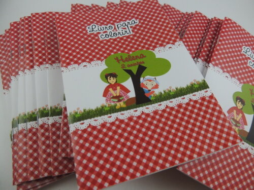 Livrinho Colorir Chapeuzinho Vermelho