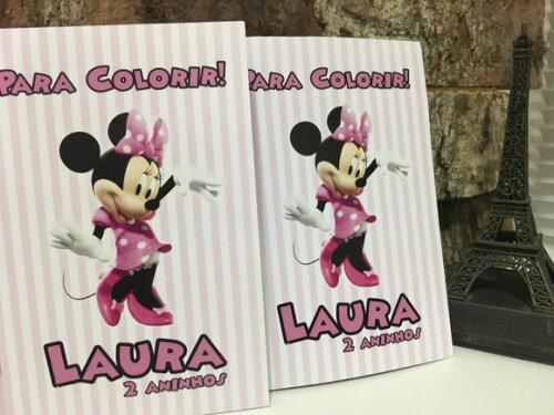 Livrinho Colorir Minnie rosa