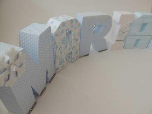 Nome em Letras 3d Frozen