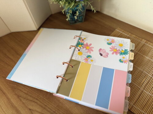 Fichário Planner Colegial Plus Blossom