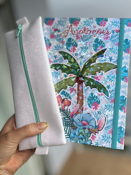 Kit Stitch com Pasta + Estojo