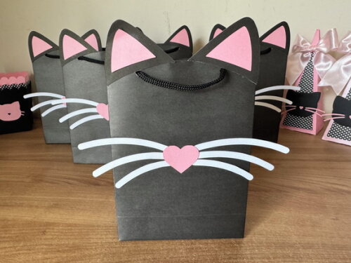 Sacola de Papel Gatinho Tam P