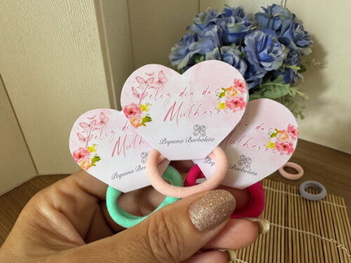 Tag Xuxinha (cabelo) Dia Internacional da Mulher com 20 unidades