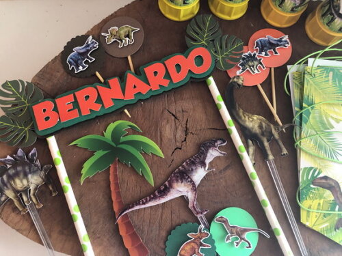 Kit Festa Dinossauro 34 peças