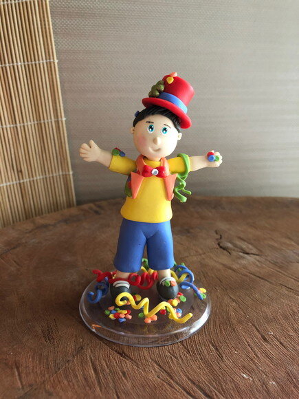 Topo de Bolo Carnaval biscuit
