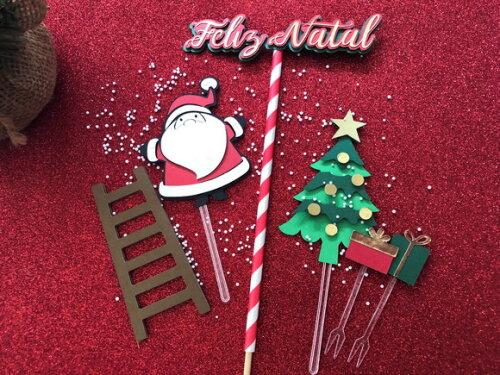 Topo de Bolo Natal