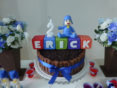 Topo de Bolo Pocoyo