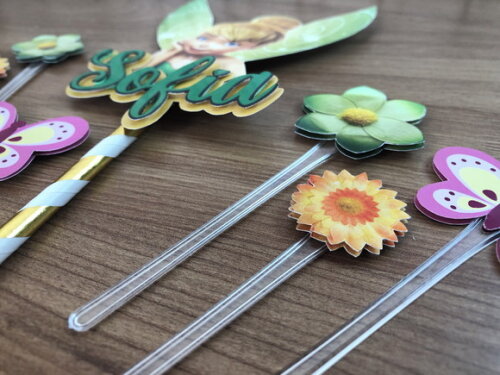 Topo de Bolo Tinker Bell Sininho