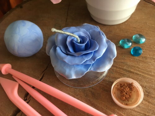 Topo vela Flor - Jardim