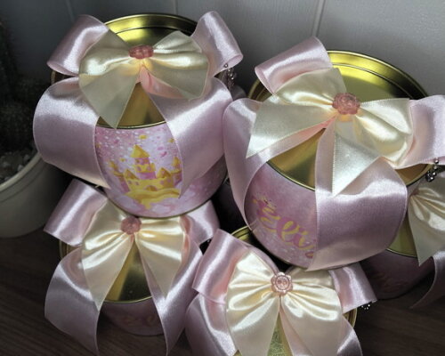Tubolata 9x9cm Tema Princesa
