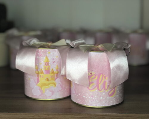 Tubolata 9x9cm Tema Princesa