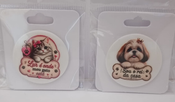 Imãs de Geladeira Pets