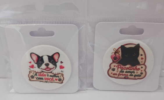 Imãs de Geladeira Pets
