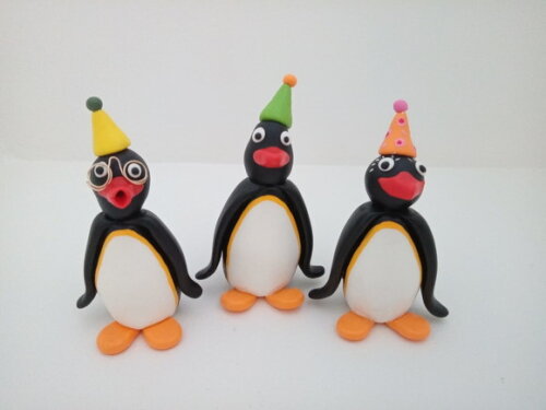 Topo de Bolo Pingu Festa