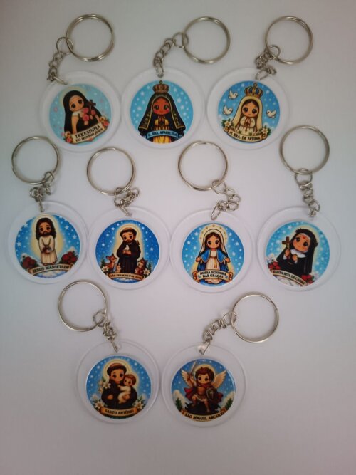 Mini Chaveiros de Santos