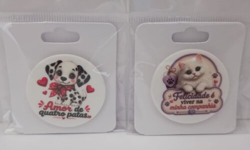 Imãs de Geladeira Pets