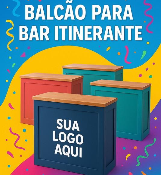 Balcao para Bar Intinerante Personalizado