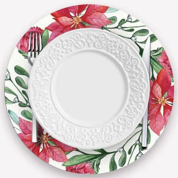 Capa de Sousplat Simples Tema Natal - 35cm