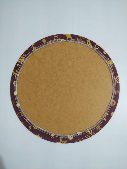 Capa de Sousplat Simples Tema Natal - 35cm