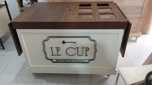 Carrinho Gourmet 1m- Personalizado Desmontável