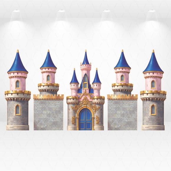 Cenário Display/totem Castelo Princesas Desmontável em mdf