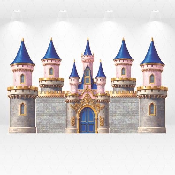 Cenário Display/totem Castelo Princesas Desmontável em mdf